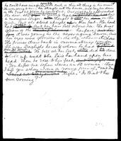 a7a1e661-da14-49d0-b026-9ac2806fd4b3.jpg; ALS:2024.4.2; "At the Back of the North Wind" part 2 by George MacDonald; manuscript, draft